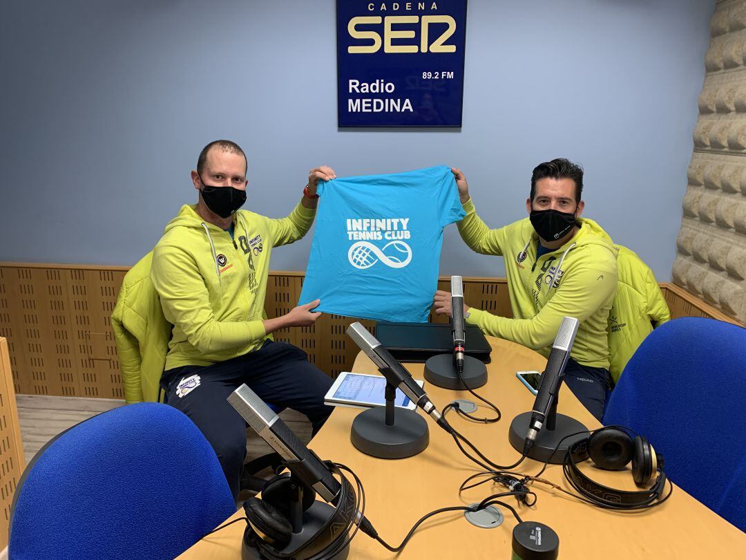 Juan Manuel Esteban e Israel Dueñas presentan el proyecto de Infinity Tennis Club