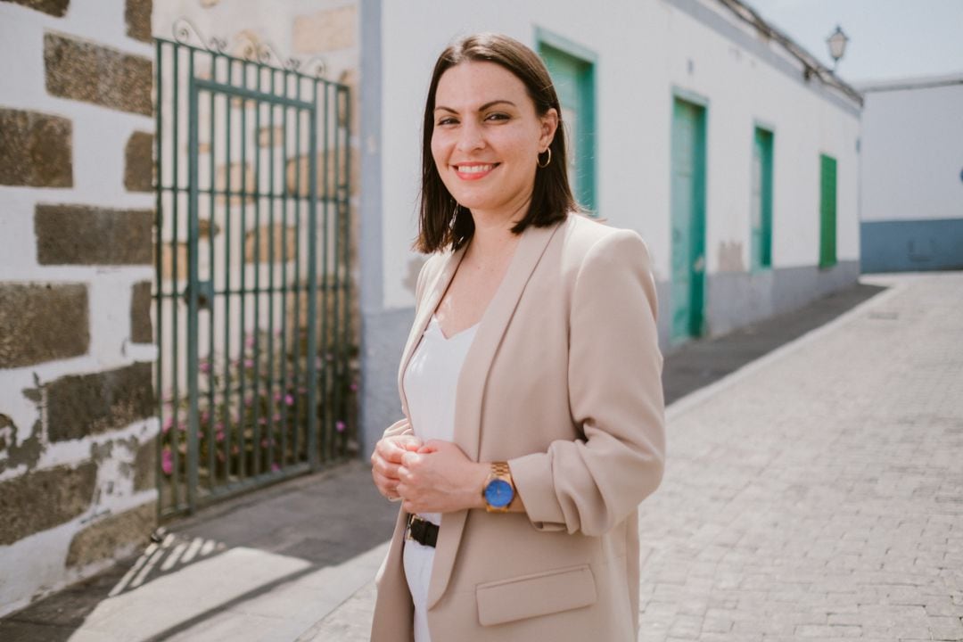 Migdalia Machín, secretaria geneal de CC-PNC en Lanzarote y consejera en el Cabildo.