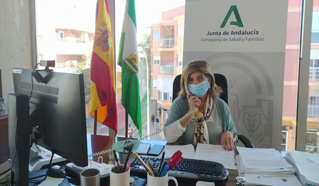 Isabel Paredes, delegada territotrial de Salud en la Junta de Andalucía.