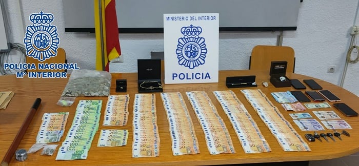 Dinero intervenido por la Policía