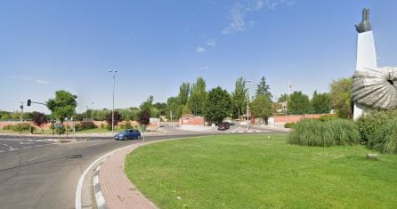 Entrada a la base Primo de Rivera de Alcalá de Henares. 