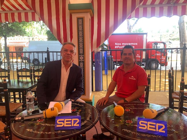 Benito Costaro junto a Salomón Hachuel