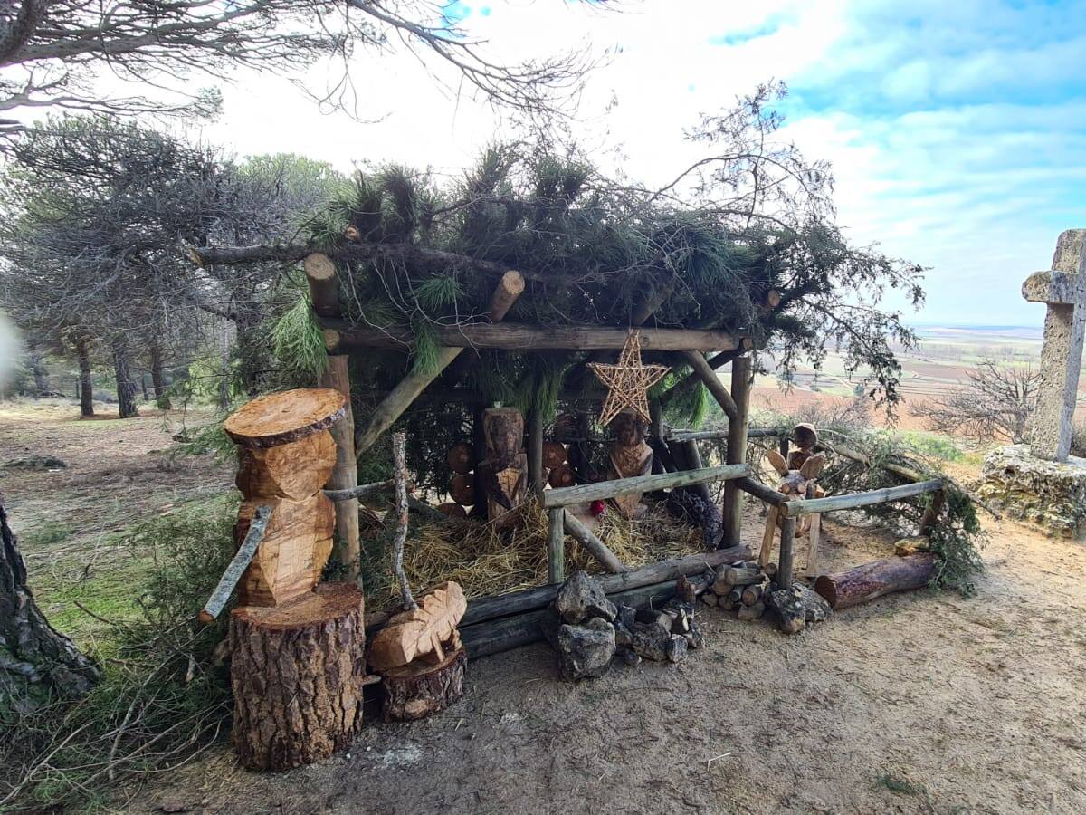El belén más rústico y peculiar, en La Aguilera