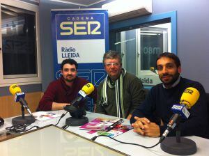 D'esquerra a dreta Rubèn Prado, Ramon Falip i Fernando Paredes.