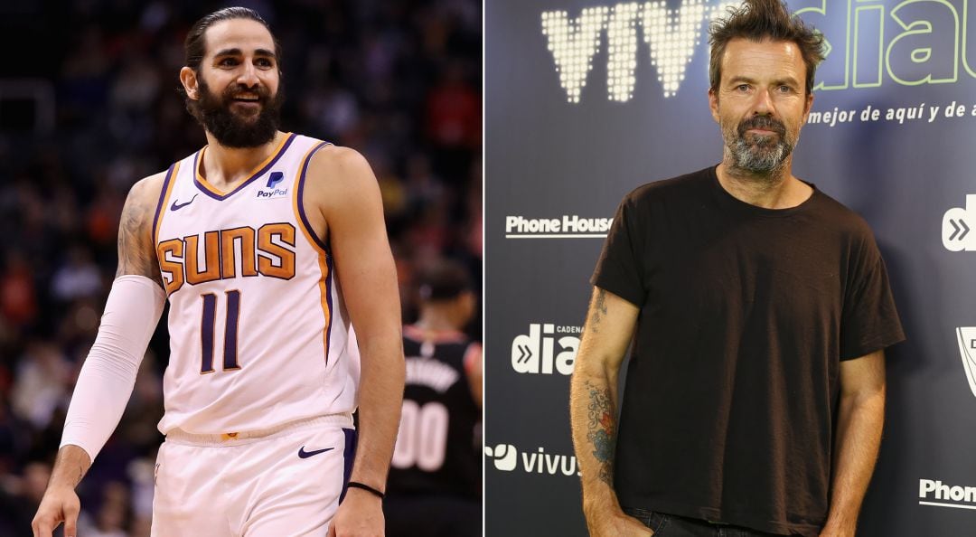 Ricky Rubio y Pau Donés.