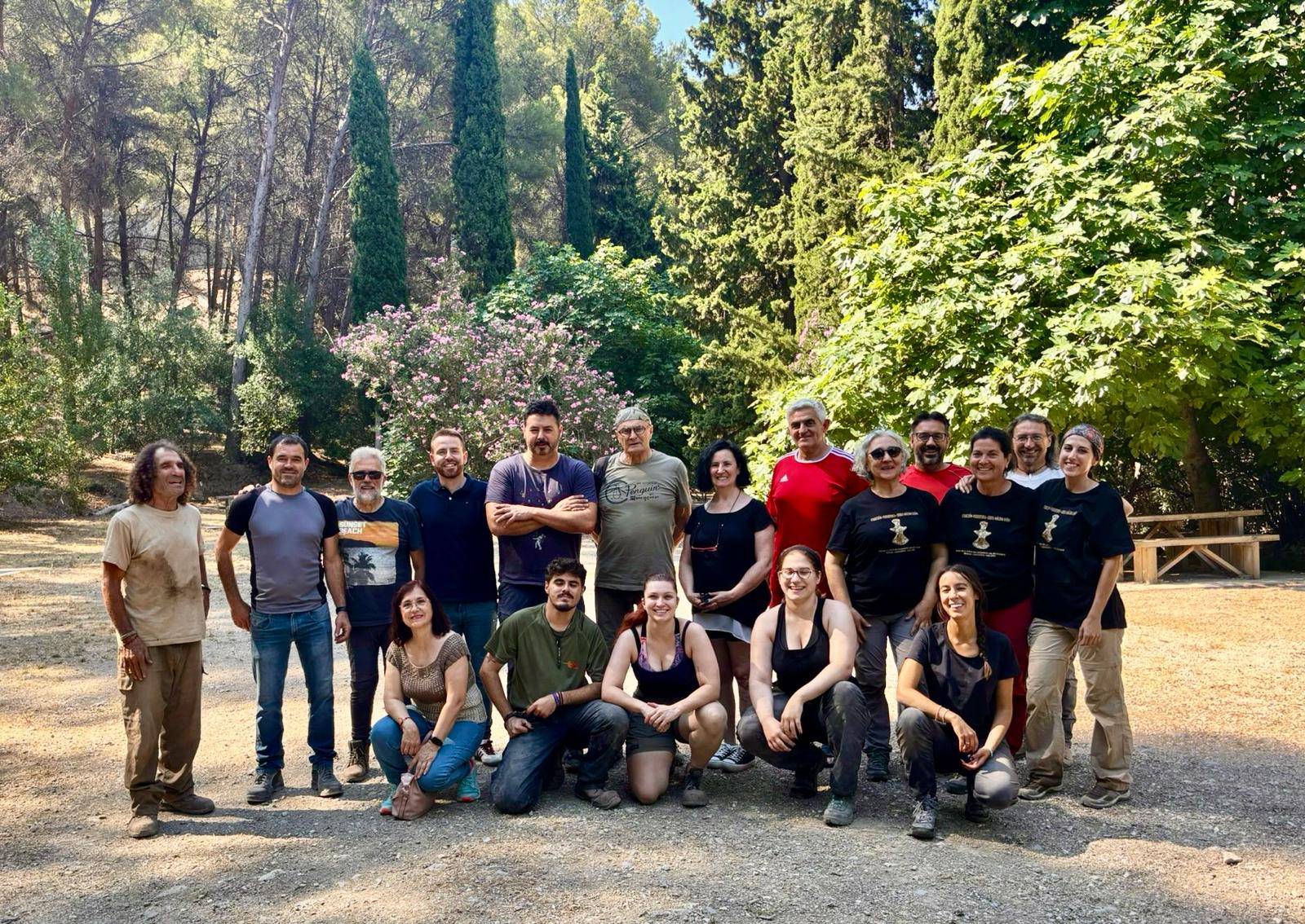 Grupo de voluntarios veteranos