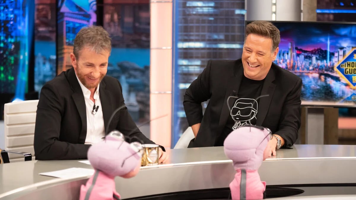 Carlos Latre y Pablo Motos en El Hormiguero.