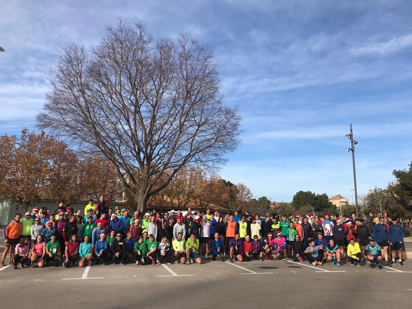 Participantes en la Carrera de Navidad de Huesca