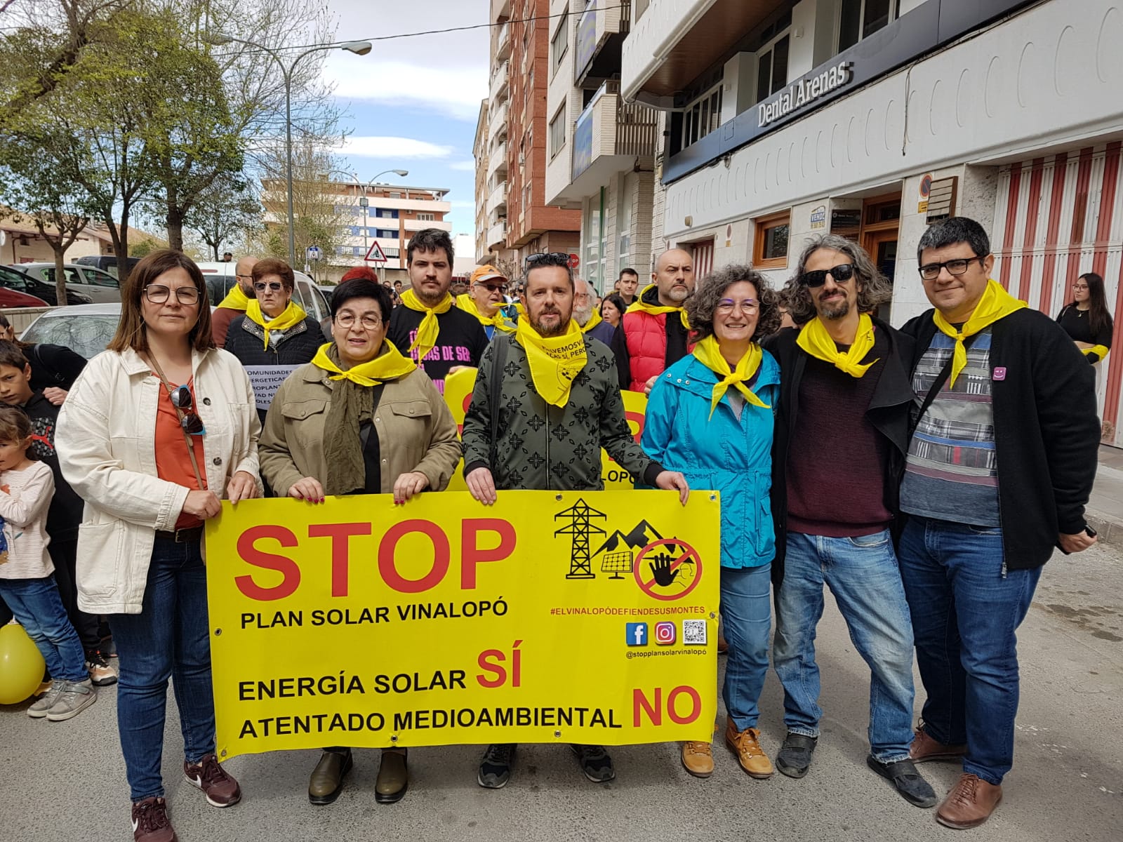 Los Verdes, en la manifestación del sábado