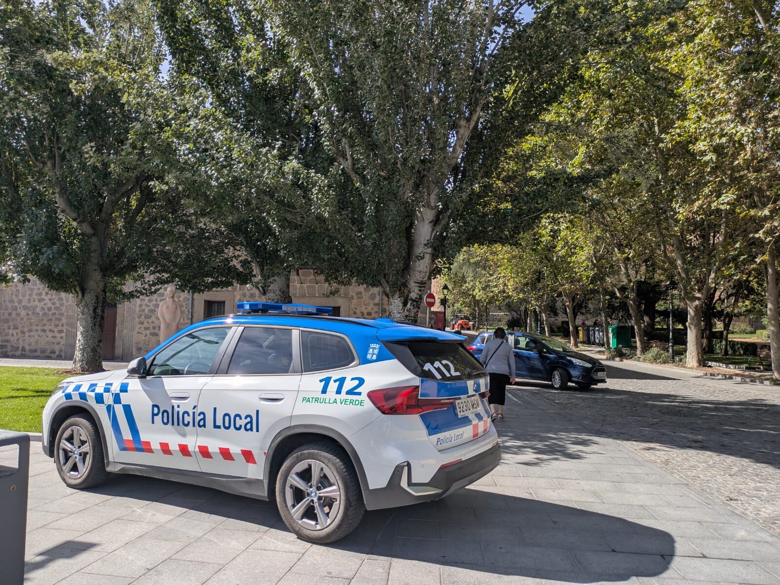 Vehículo de la Policía Local en Ávila