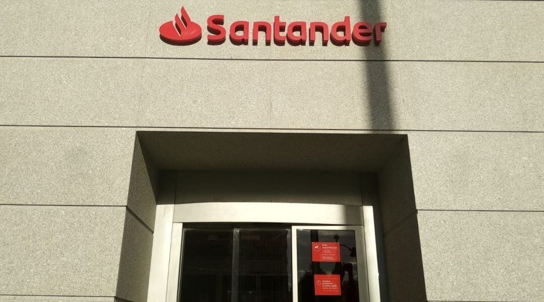 Oficina del Banco Santander.