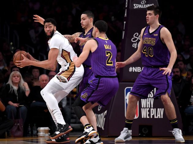 Davis durante su último partido contra los Lakers