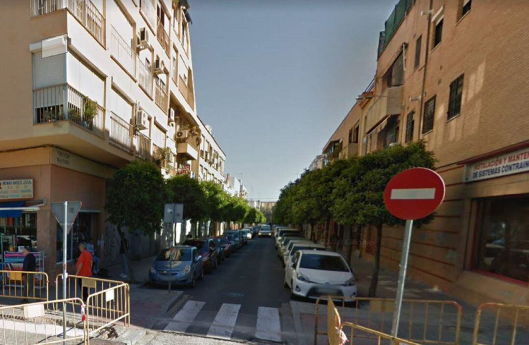 Calle Virgilio Mattoni en el barrio del Cerro del Águila donde residía el matrimonio