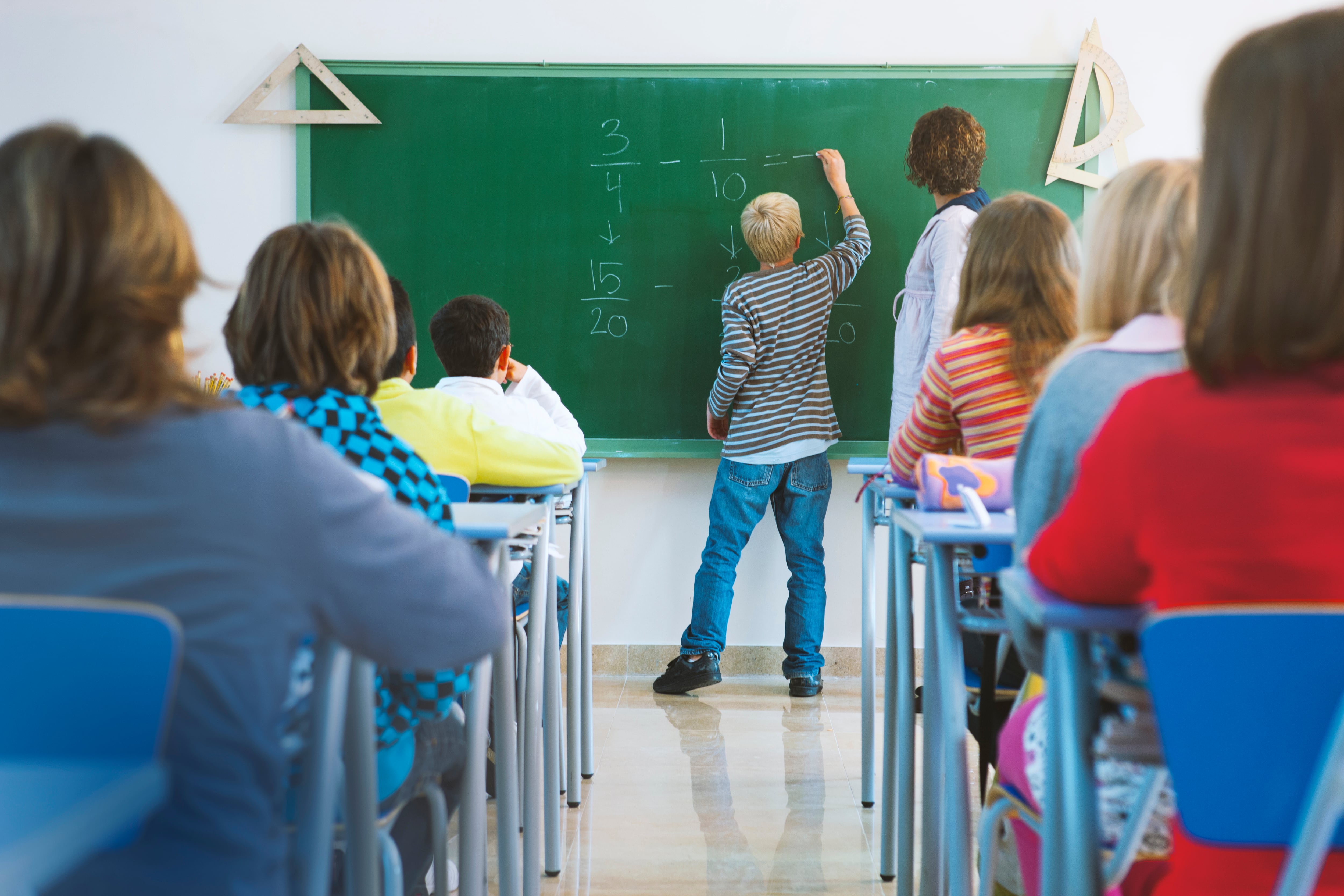 Niños en un colegio