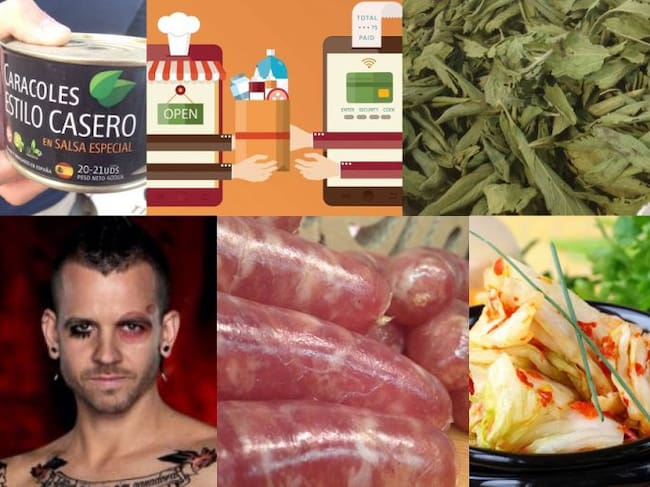 Caracoles, compras 'on-line', stevia, Dabiz Muñoz, butifarra dulce, comida coreana...