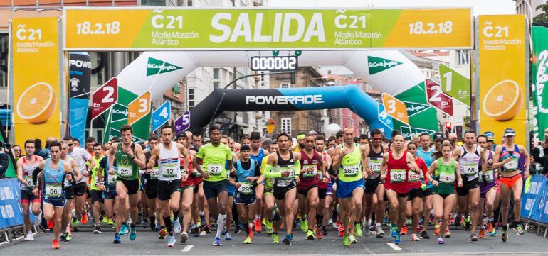 Salida de la media Maratón