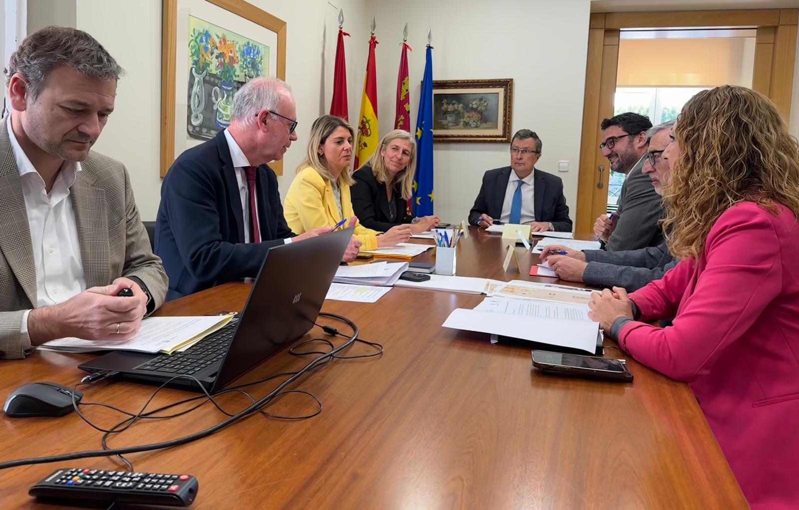 Reunión de la Junta de Portavoces del Ayuntamiento de Murcia