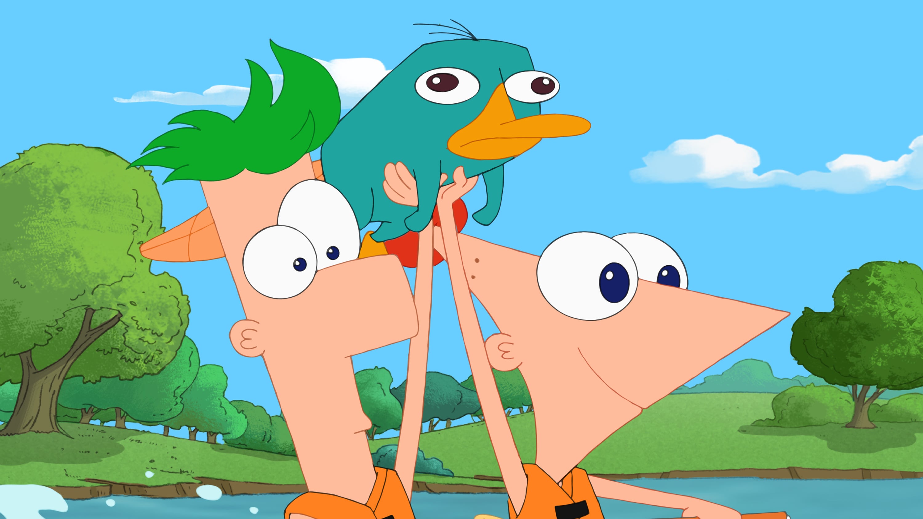 Phineas y Ferb, en un episodio de la temporada 3.