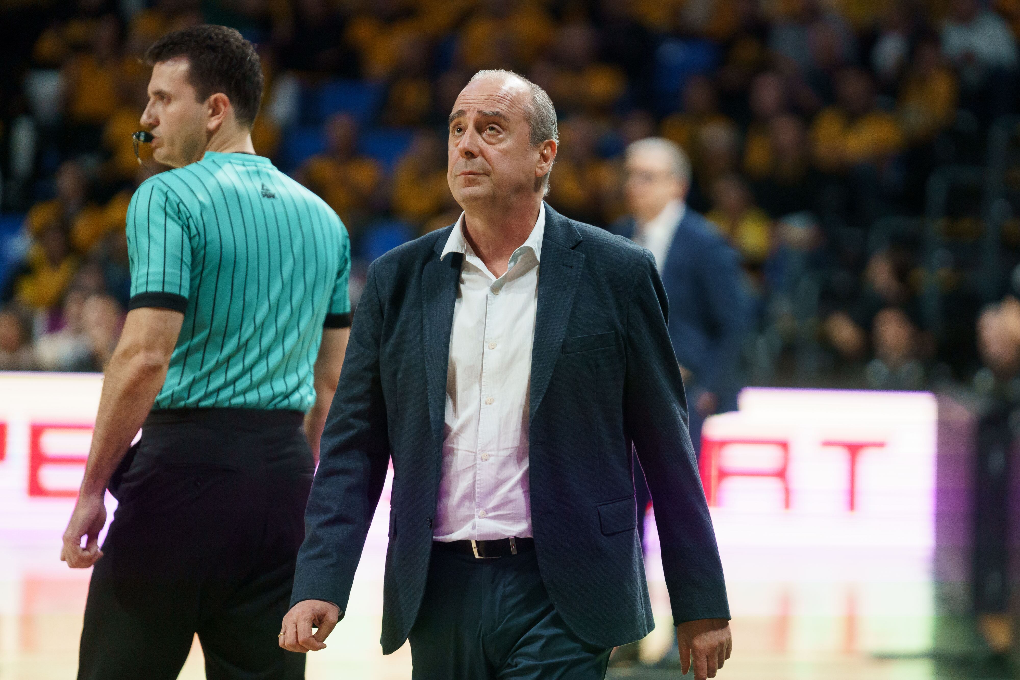 El entrenador de La Laguna Tenerife, Txus Vidorreta.