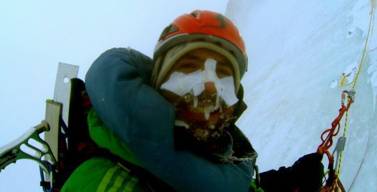 Alex Txikon, en el Nanga Parbat