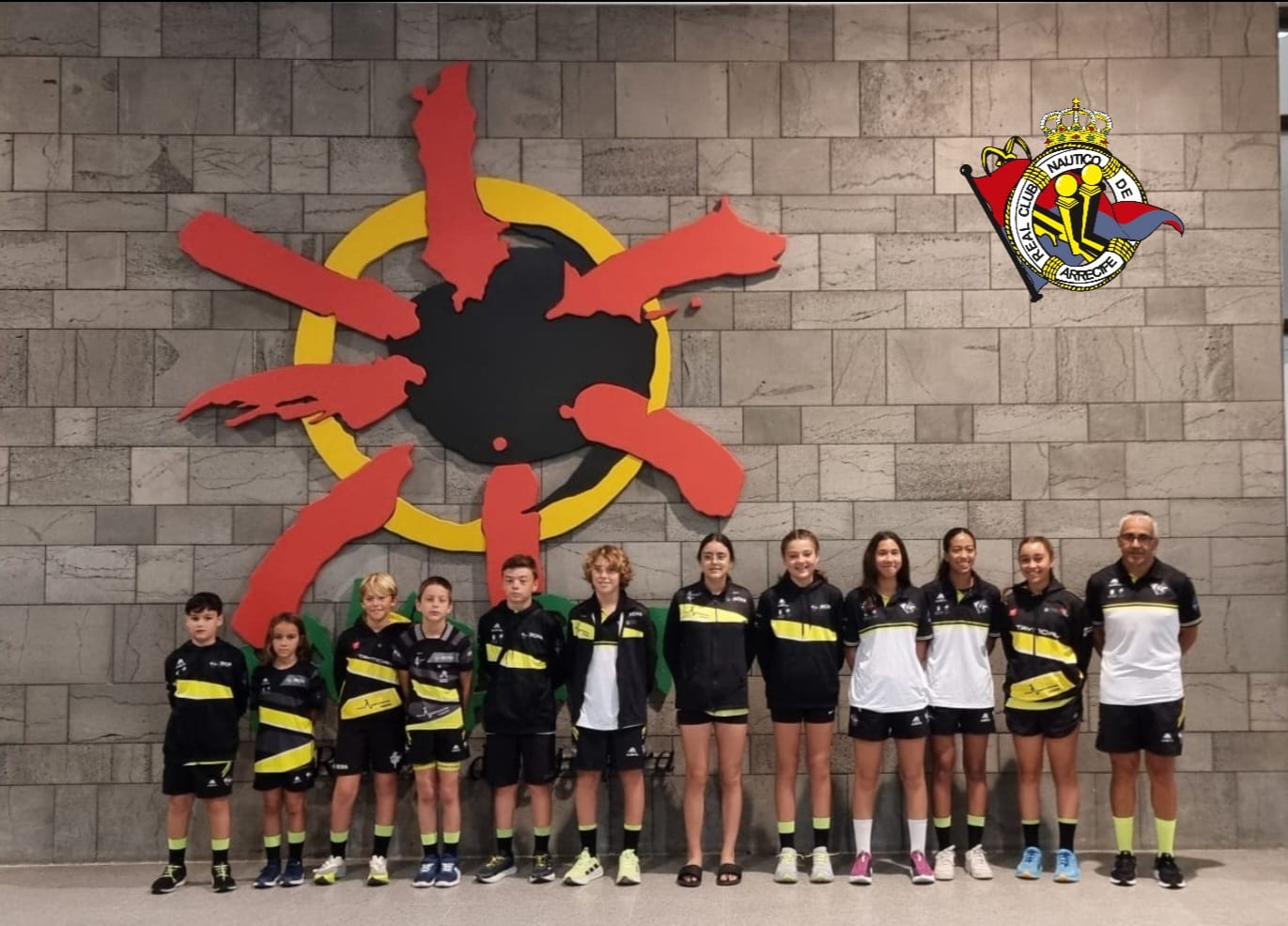 Equipo del Real Club Náutico participante en las Series Canarias Talentos.