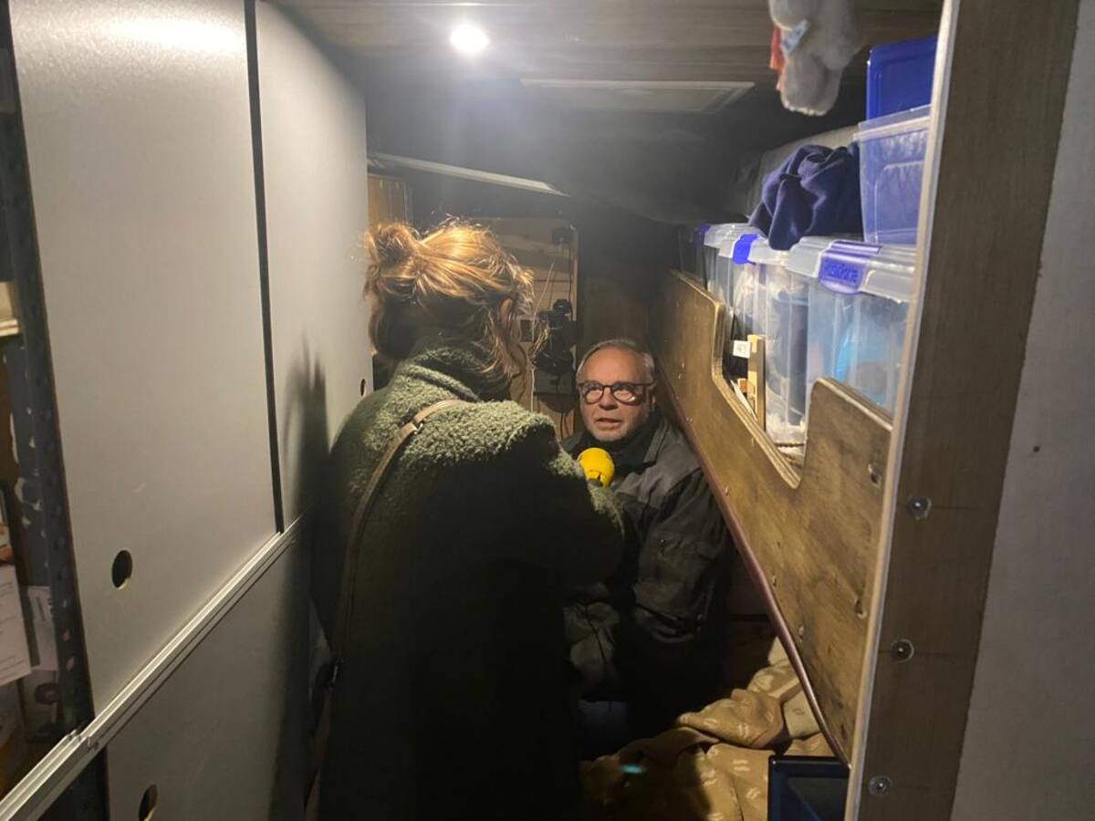 Entrevista a Enrique en su caravana