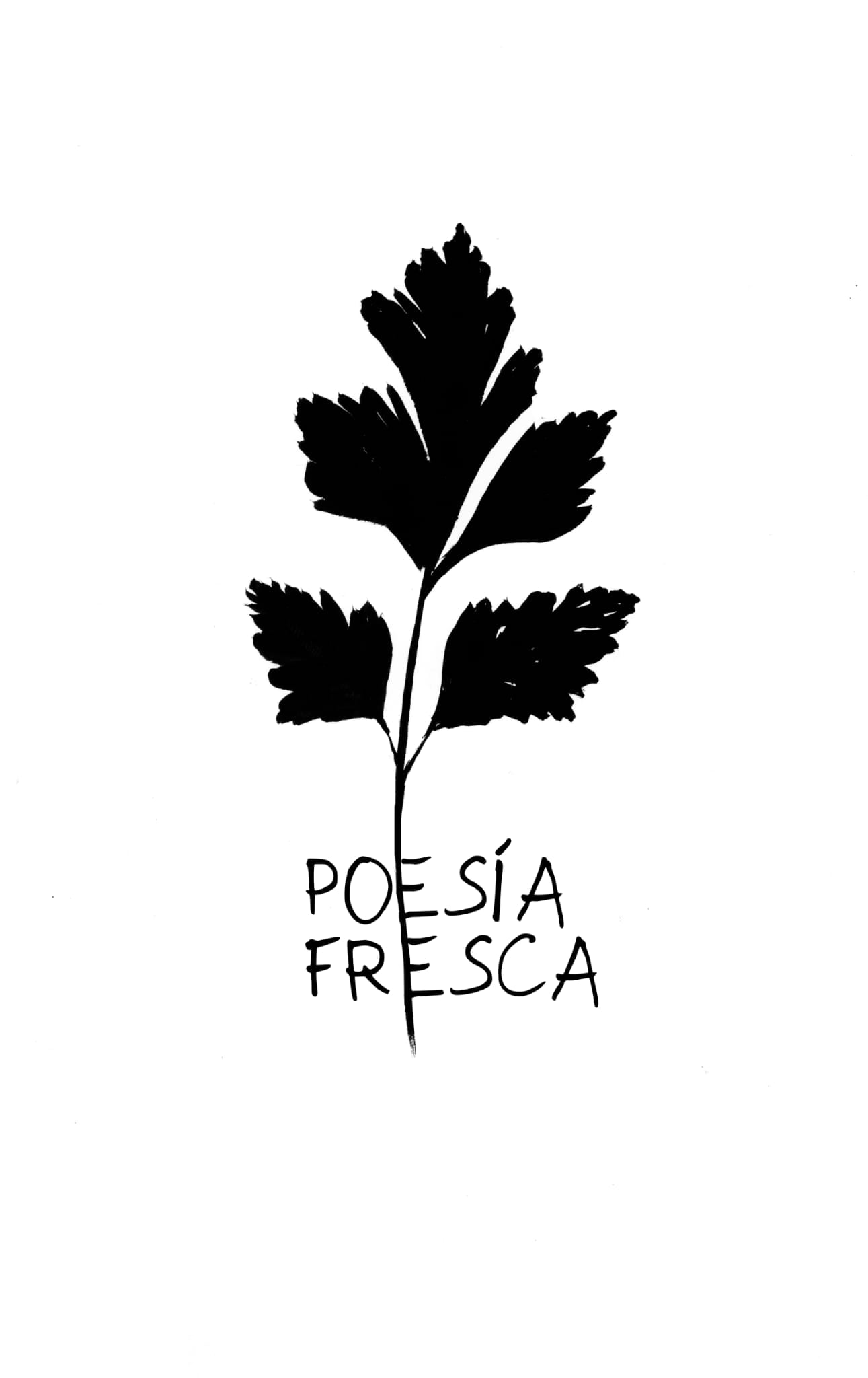 Diseño del artista Patricio Hidalgo para &quot;Poesía fresca&quot;