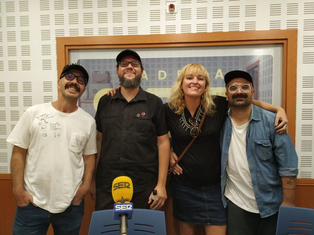 Carlos Galán, Antonio de Egipto, Marga Suárez y Benja Villegas.