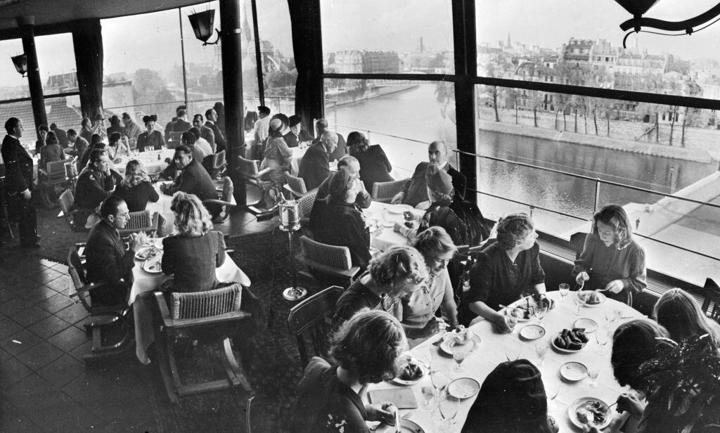 El restaurante parisino Tour d'Argent, en 1946.