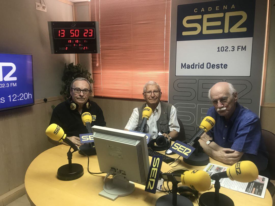 Darío Gómez, Rafael Torres y Fernando Muñoz