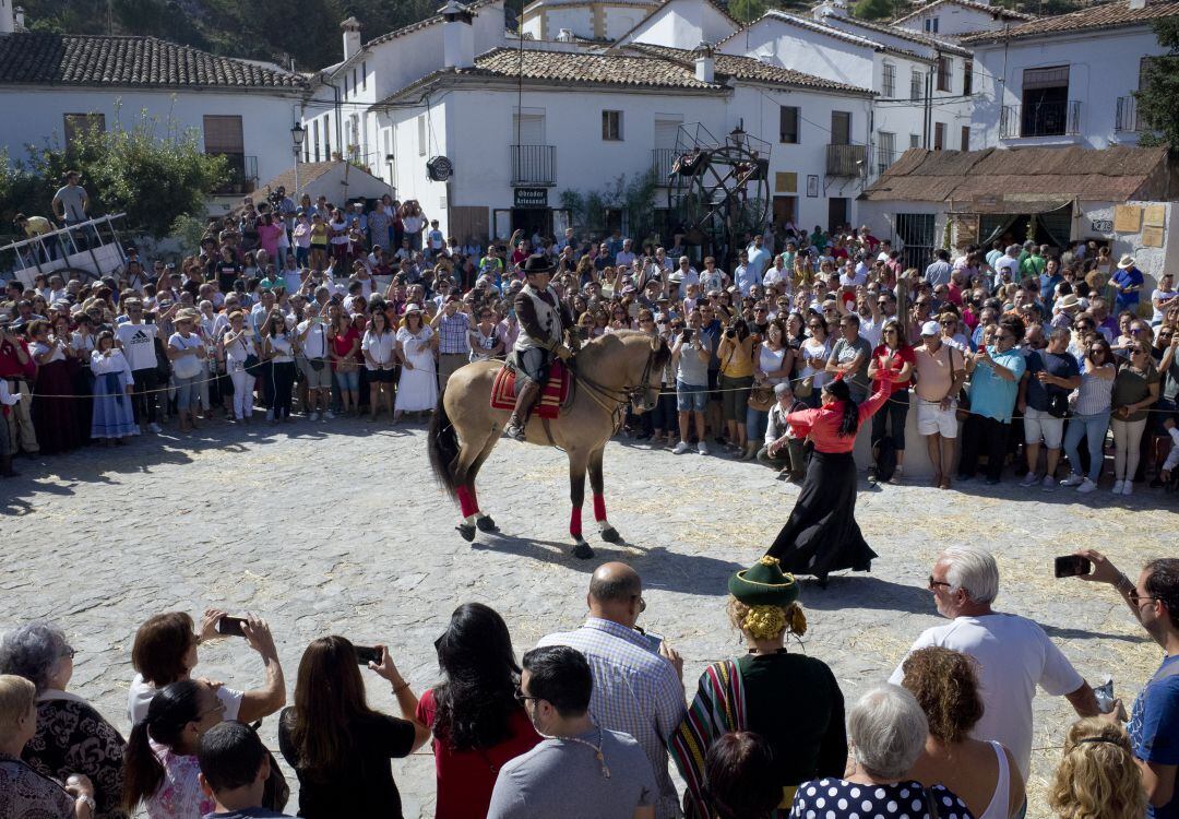 Una de las escenas representadas en el mirador de &#039;Los Asomaderos&#039;