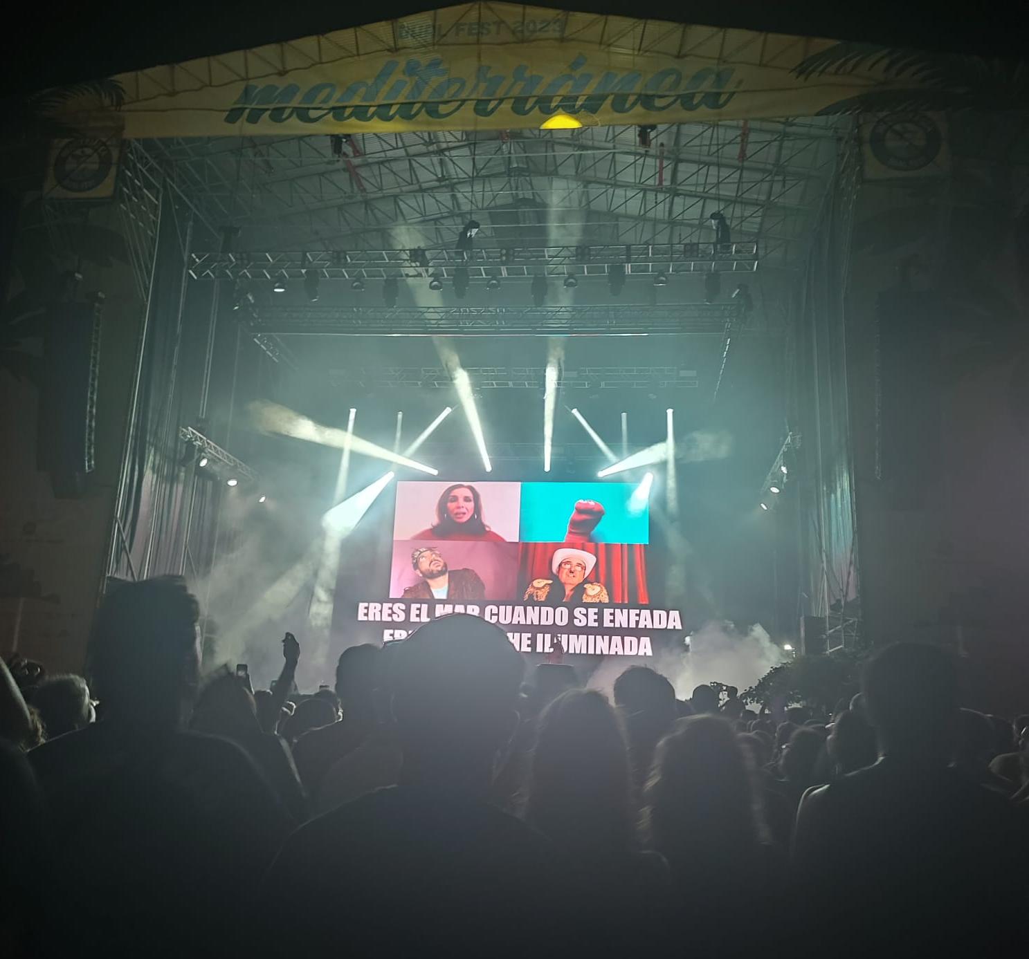 Concierto de Ojete Calor en el festival Mediterránea.