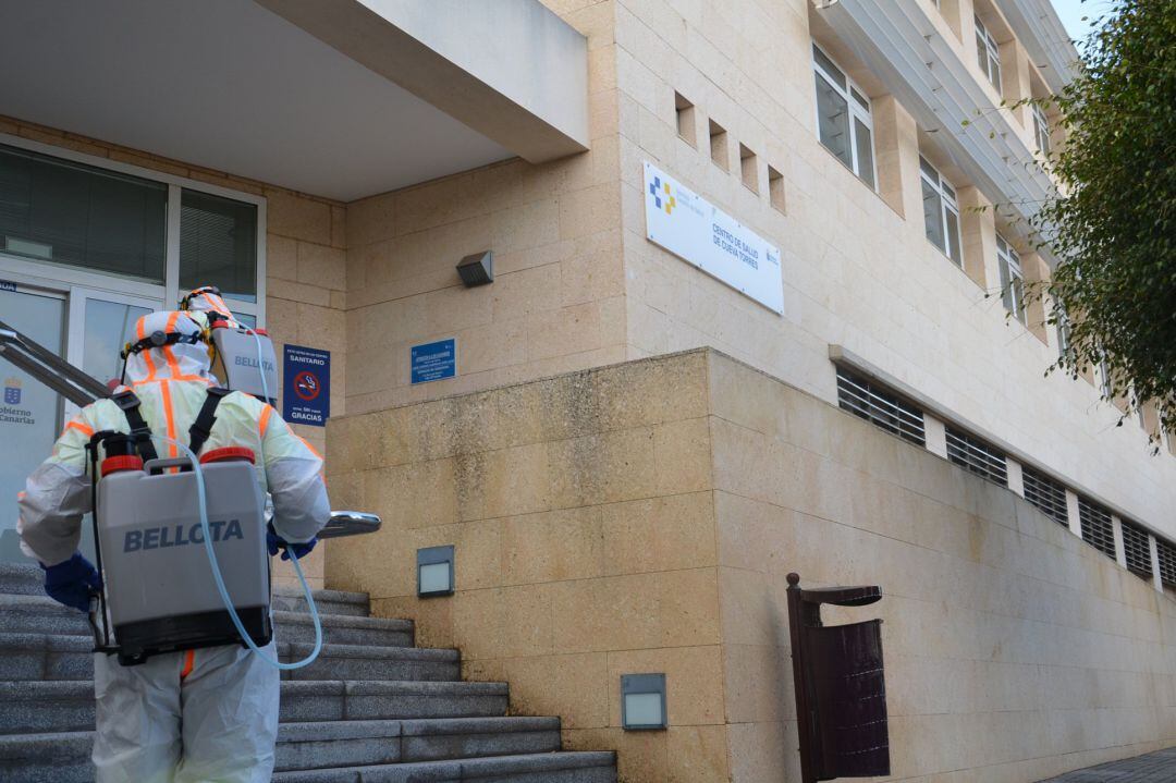 Desinfección en Las Palmas de Gran Canaria.