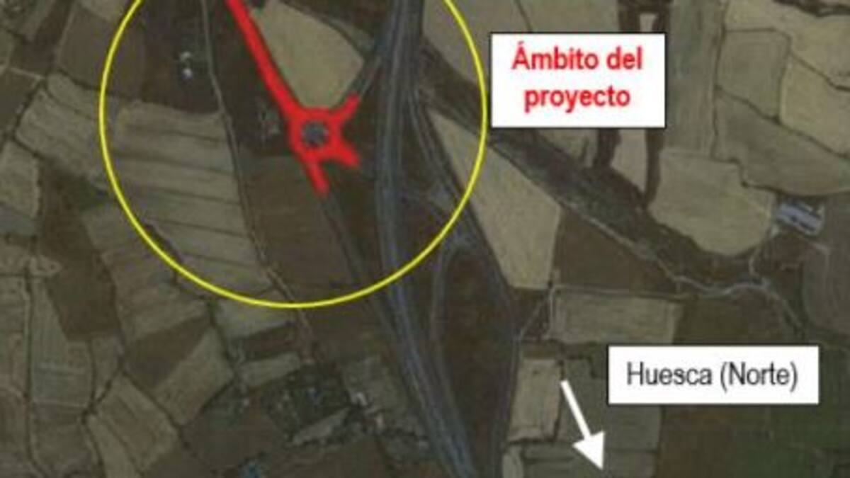 A información pública el proyecto de remodelación del enlace Huesca norte/Yéqueda de la A-23