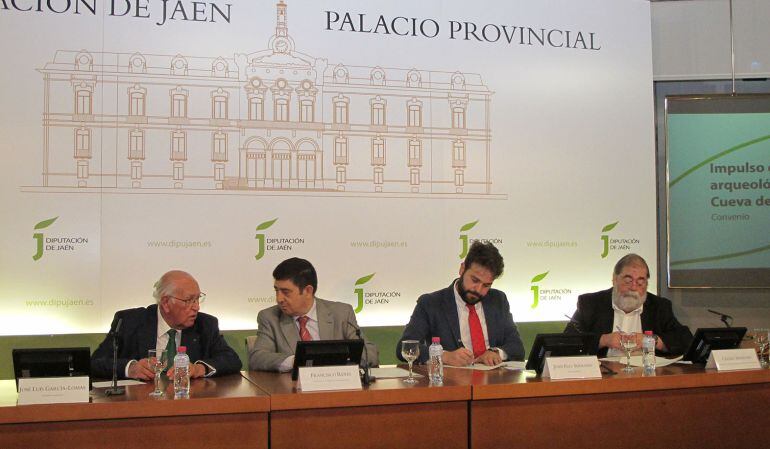 Momento de lapresentación del convenio