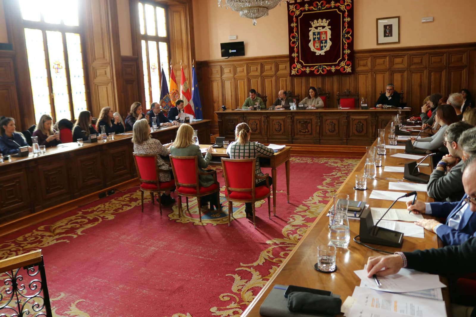 Imagen del pleno del Ayuntamiento de Palencia del 5 de marzo de 2026