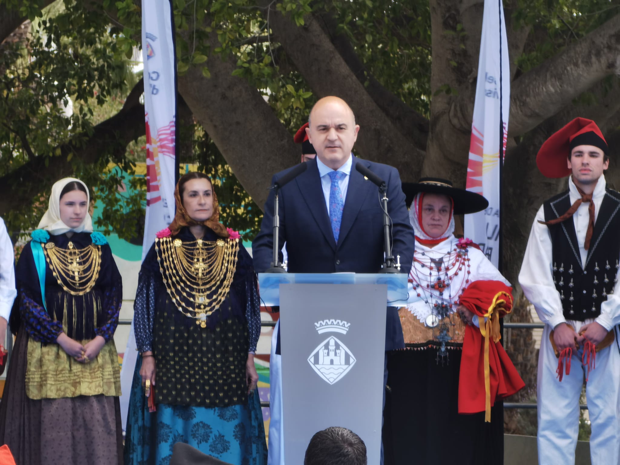 Vicent Marí durante el  discurso del Día de Baleares