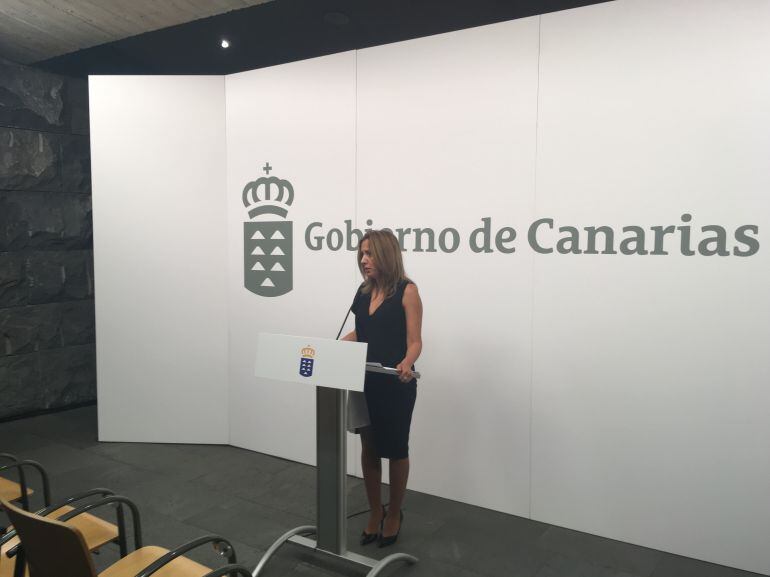 La consejera de Hacienda y portavoz del Gobierno, Rosa Dávila. 