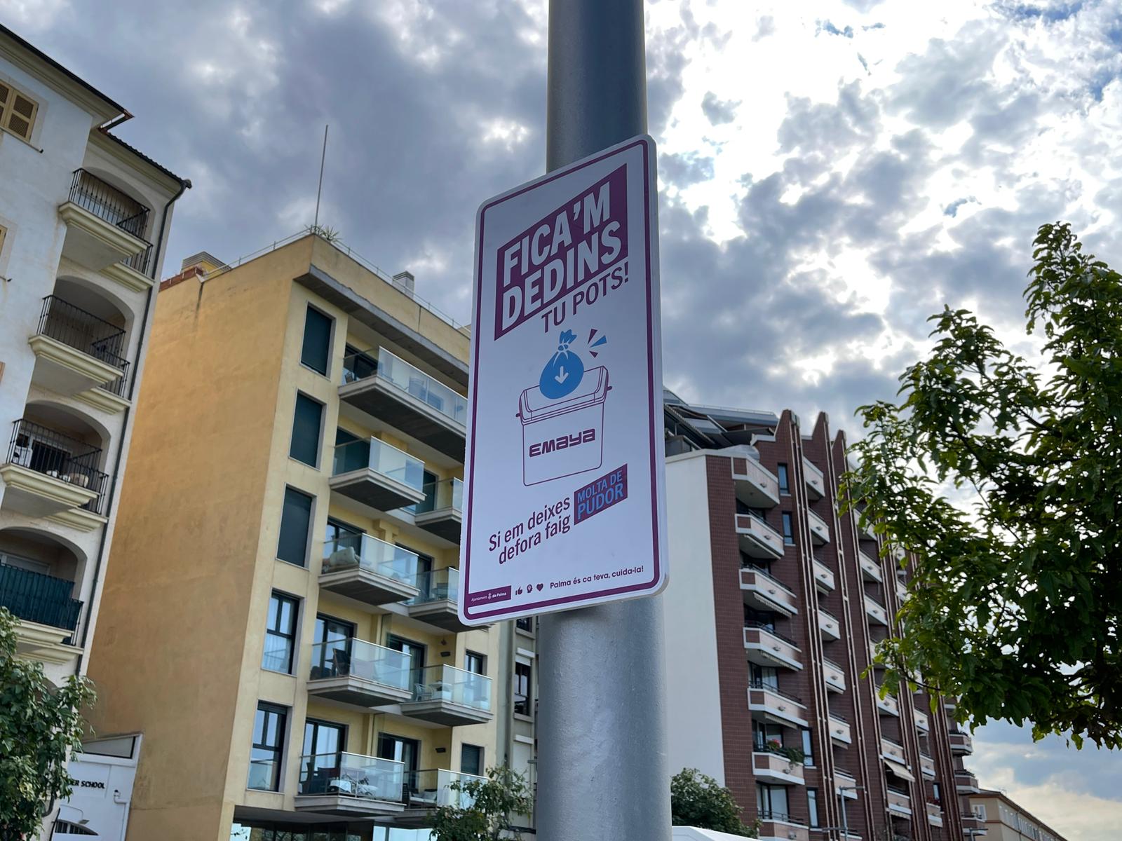 Cartel campaña contra comportamientos incívicos. Ayuntamiento de Palma