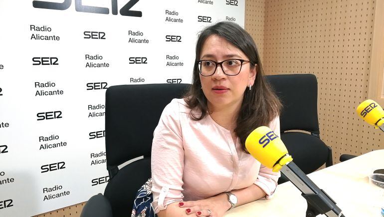 Yaneth Giraldo, portavoz del grupo de Ciudadanos en el Ayuntamiento de Alicante