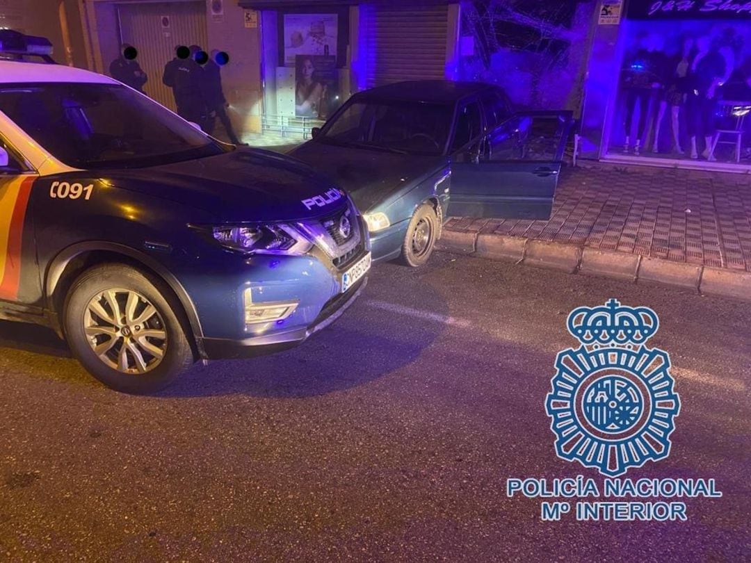 Imagen de la perfumería de Montequinto tras el suceso.