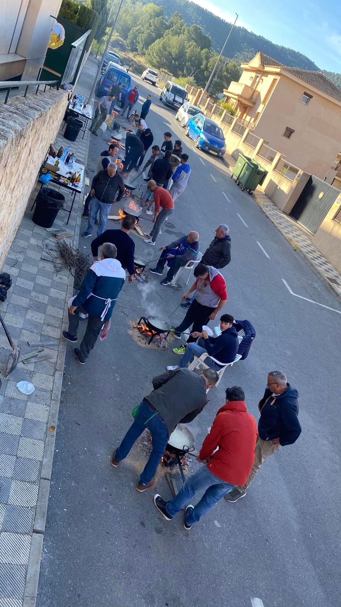 Almuerzo festero de los maseros de Biar