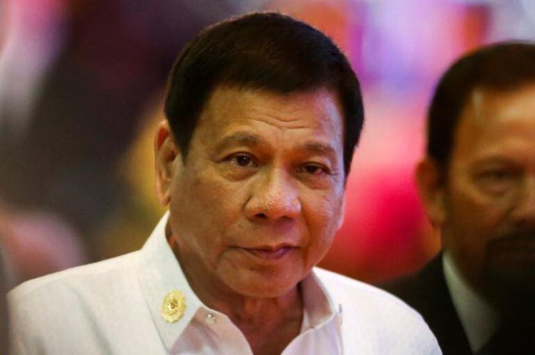 El presidente filipino, Rodrigo Duterte.