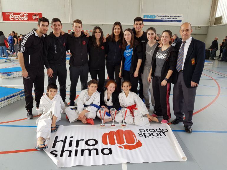 Los participantes ribereños en el Regional.