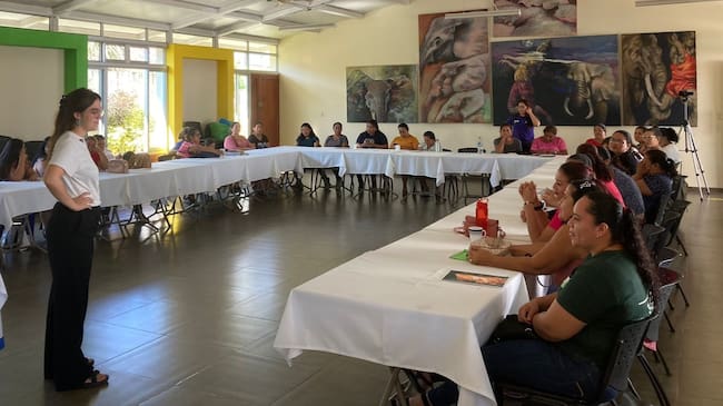 Joven cooperante navarra