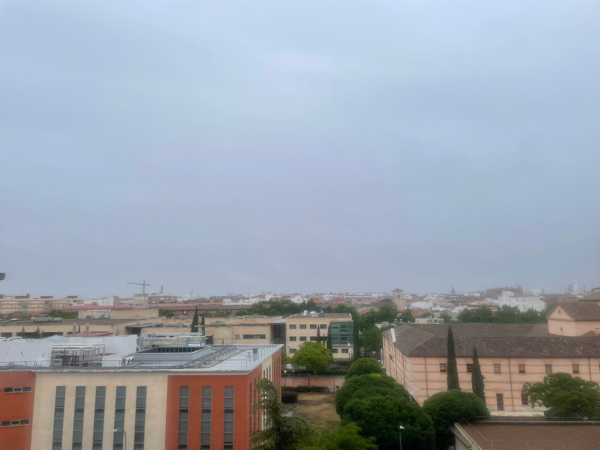 Lluvia en Ciudad Real Capital, uno de los municipios donde más litros han caído en la provincia