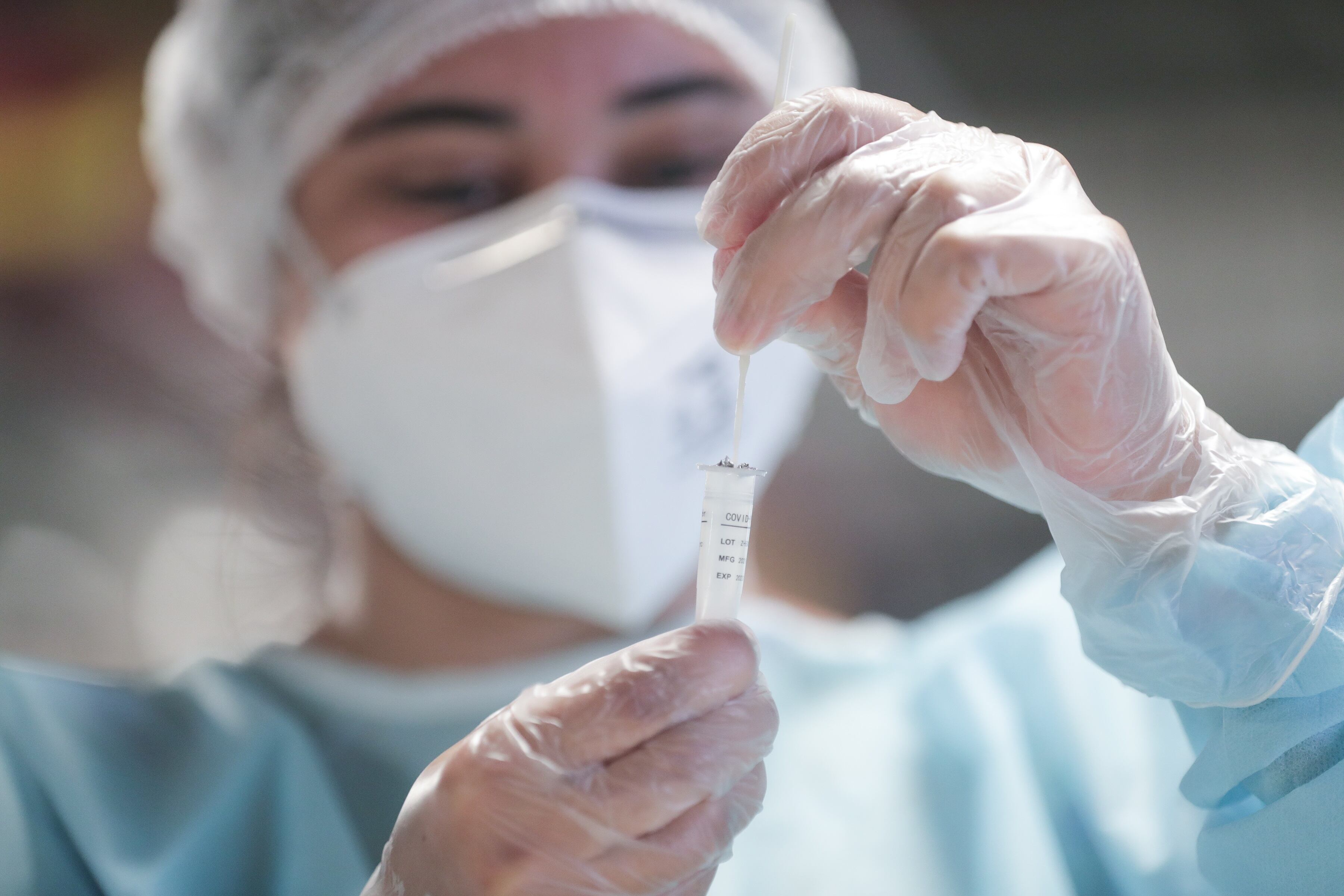 Jornada de toma de pruebas de COVID