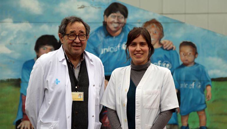 El doctor Josep Sánchez de Toledo, responsable del Vall d&#039;Hebron Institut de Recerca, i la doctora Míriam Vidal