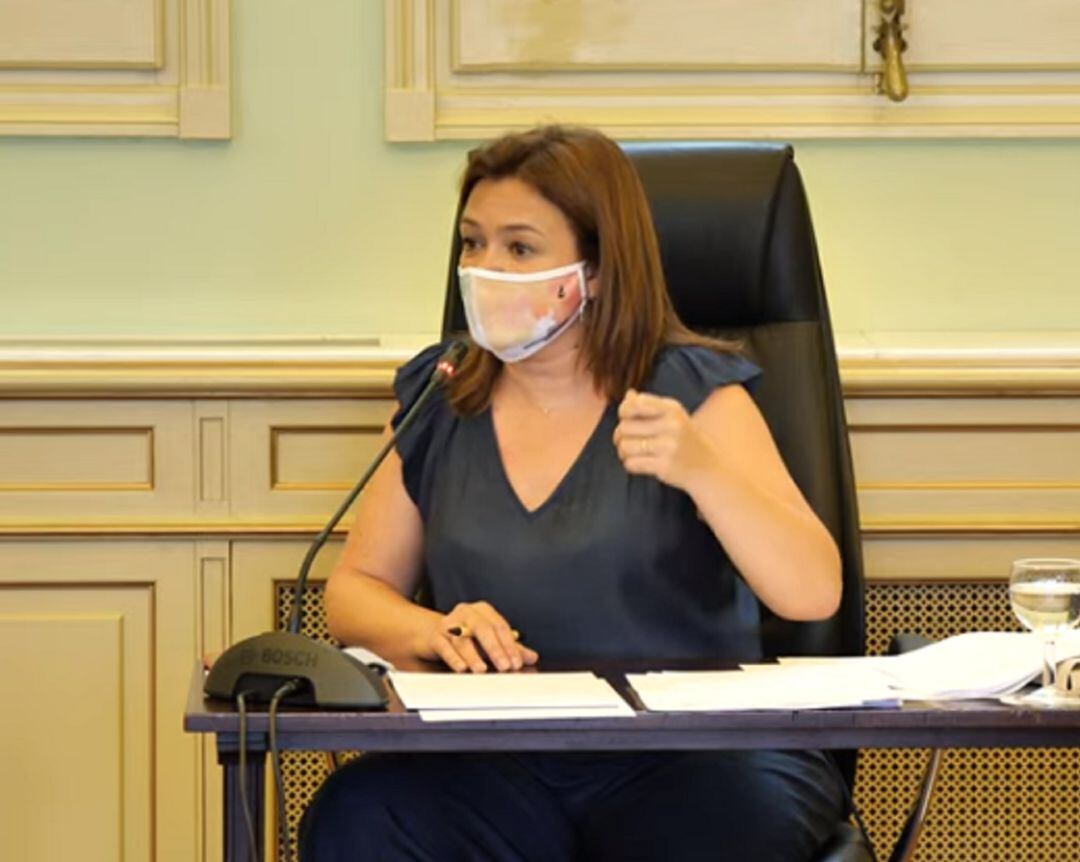 La consellera de Presidencia, Mercedes Garrido.