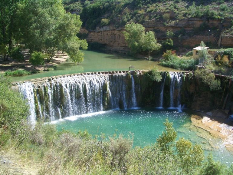 Imagen del salto de Bierge en Huesca